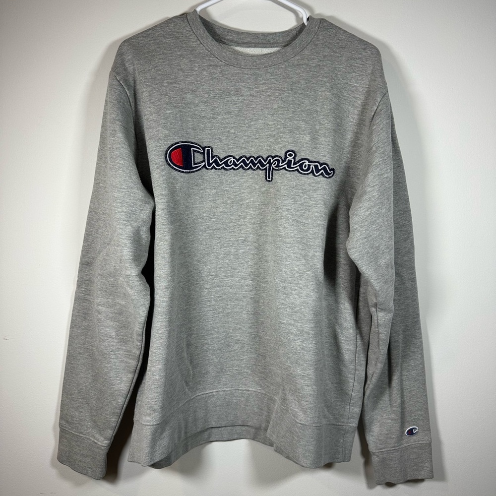 Champion Mens Crewneck Long Sleeve Pullover Sweatshirt Men’s‎ Large VTG Y2K